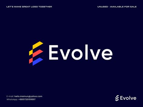 Evolve - Modern Letter E Logo Design by Al Mamun | Logo & Branding Expert on Dribbble Evolve Logo, E Logo Design, Letter E Logo, Connect Logo, It Logo, Simple Logos, Boy Wallpaper, Of Logo Design, Minimalist Business Logo