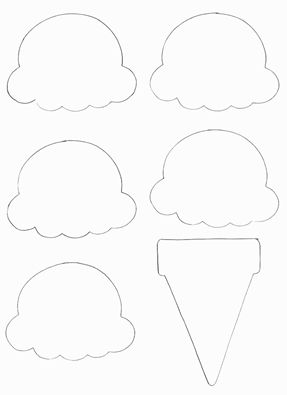 Ice Cream Cone Template Ice Cream Cone Craft, Ice Cream Template, Cone Template, Kraftangan Prasekolah, Ice Cream Crafts, Ice Cream Party Theme, Ice Cream Art, Ice Cream Birthday Party, Ice Cream Theme