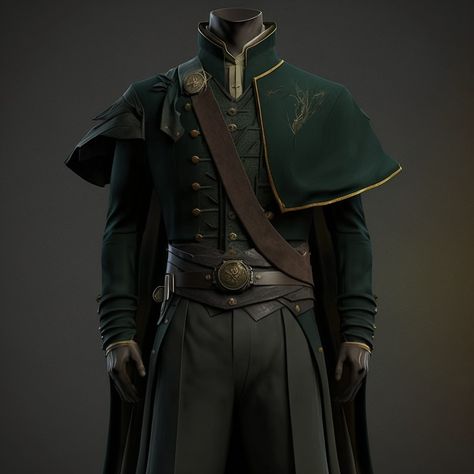 Fantasy Clothing Aesthetic Male, Male Larp Costume, Mens Formal Fantasy Outfit, Fantasy Librarian Outfit Male, Fantasy Male Attire, Fantasy Clothing Male Royalty, Fantasy Elf Outfit Male, Royal Elf Clothes Male, Green Medieval Outfit Male