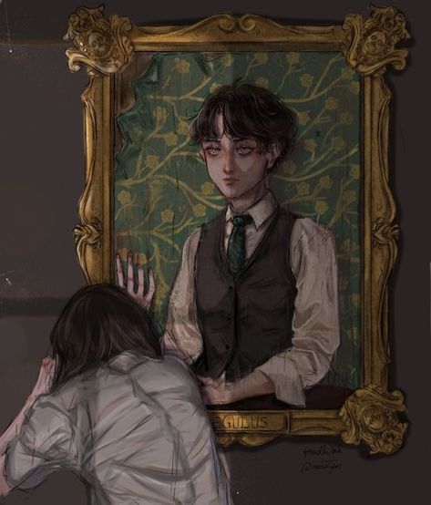 The Black Brothers Harry Potter, Sirius And Regulus Fanart, The Black Brothers Fanart, Black Brothers Fan Art, Regulas Black, Jegulus Fanart, Regulus Acturus Black, Hogwarts Hufflepuff, Black Brothers