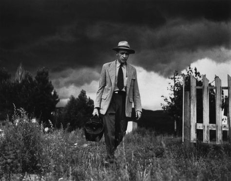 Dr. Ceriani on the way to visit his patients in their remote villages. Kremmling, Colorado, USA. 1948. © W. Eugene Smith / Magnum Photos W Eugene Smith, Eugene Smith, Cindy Sherman, Gordon Parks, Iwo Jima, Famous Photos, Photographer Portfolio, History Of Photography, Ansel Adams