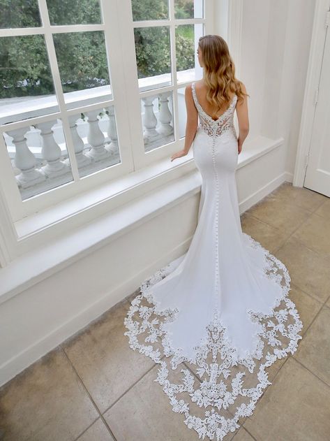 Kleinfeld Dresses, Blue By Enzoani, Wedding Day Dresses, Illusion Wedding Dress, Pnina Tornai, White Wedding Dress, Dream Wedding Ideas Dresses, Stunning Wedding Dresses, Mermaid Gown