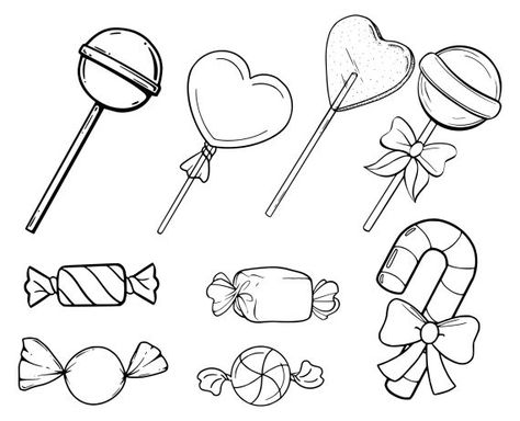 Piece Of Candy Tattoo, Candy Drawing Reference, Lollipop Tattoo Design, Candy Tattoo Ideas Small, Sweet Tattoos Candy, Drawing Of Candy, August Tattoos, Sugar Drawing, Candy Drawings