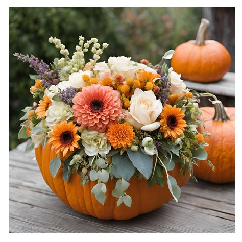 The Best Florist In Mansfield CT | Flower Delivery Mansfield CT – Found Florist Farm, LLC Pumpkin Bouquet, Pumpkin Floral Arrangements, Thanksgiving Flowers, Pumpkin Vase, Pumpkin Arrangements, Silk Design, Fall Flower Arrangements, Fall Floral Arrangements, Pumpkin Flower