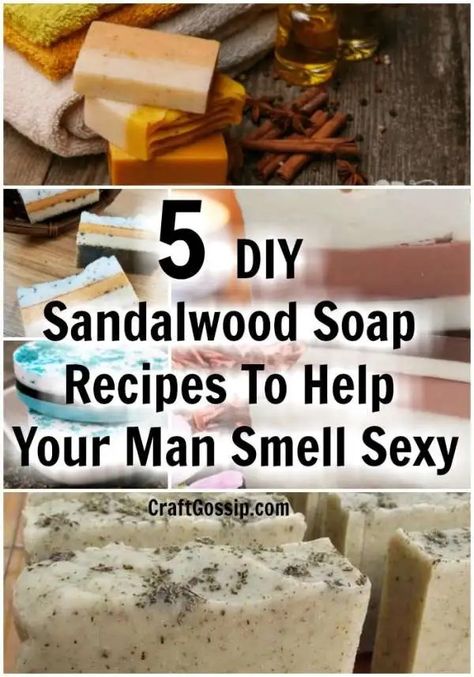 Diy Dr Squatch Soap, Homemade Soaps For Men, Diy Melt And Pour Soap Recipes For Men, Soap For Men Melt And Pour, Soap Smell Combinations, Sandalwood Soap Recipe, Diy Dr Squatch Soap Recipe, Beard Soap Recipe Diy, Manly Essential Oil Blends For Soap