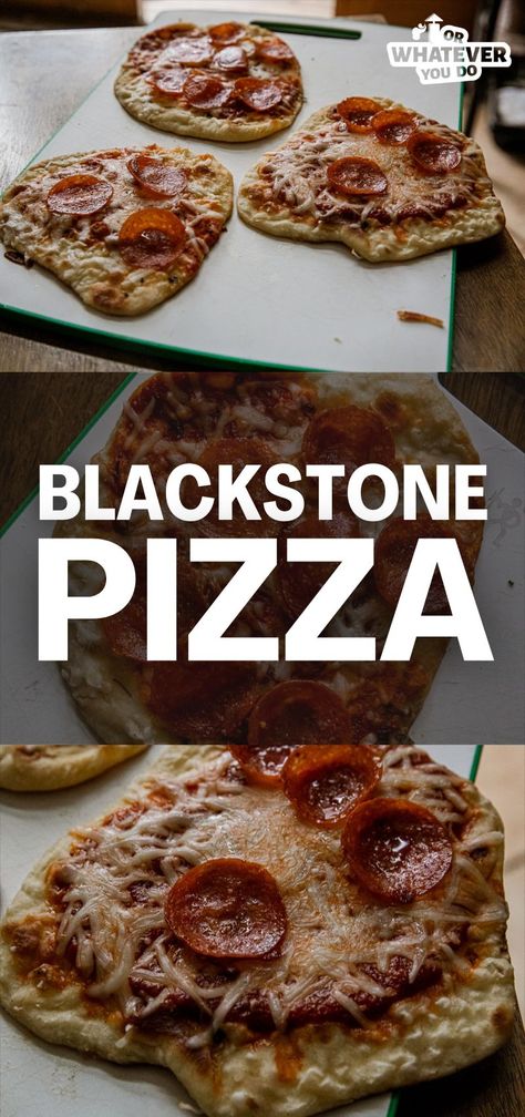 Blackstone Naan Pizza, Naan Pizza On Blackstone, Black Stone Pizza Recipe, Blackstone Pizza, Pizza Post, Reheat Pizza, Outdoor Cooking Recipes, Blackstone Grill, Best Pizza Dough