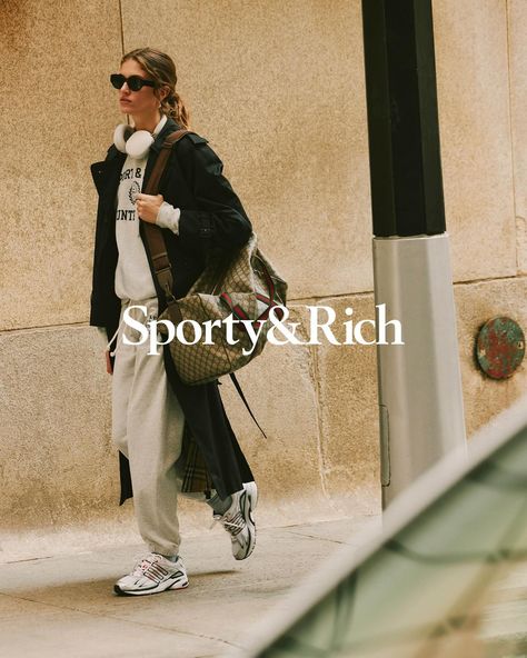 Sporty & Rich | Our Wall Street Drop is now available and at our NYC Flagship store. @Altyn Isabella @fahimkassam | Instagram Gym, Street Fashion, Fashion Shooting, Sporty And Rich, Flagship Store, Fashion Shoot, Wall Street, Autumn Fashion, Instagram Photos