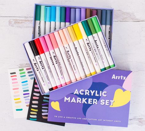 Arttx Acrylic Marker Art, Arttx Acrylic Markers, Artxx Acrylic Marker Art, Arrtx Markers Art, Color Markers, Arrtx Acrylic Marker, Acrylic Markers Ideas, Arrtx Acrylic Markers Art, Acrylic Markers