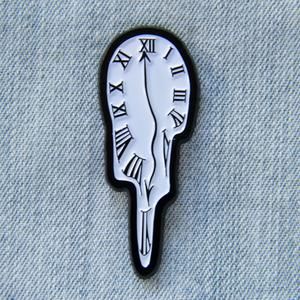 Melting Clock Enamel Pin - Ectogasm Art