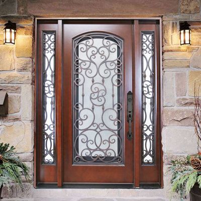 House entrance doors