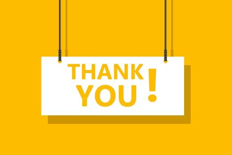 Thank you hanging sign on yellow background for business, marketing, flyers, banners, presentations and posters. illustration Yellow Presentation Background, Thank You Ppt Slide, Thank You Presentation, Thank You Ppt Background, Thank You For Ppt, Thank You Presentation Slide, Thank You Banner, Thank You Slide For Ppt, Thank You Ppt