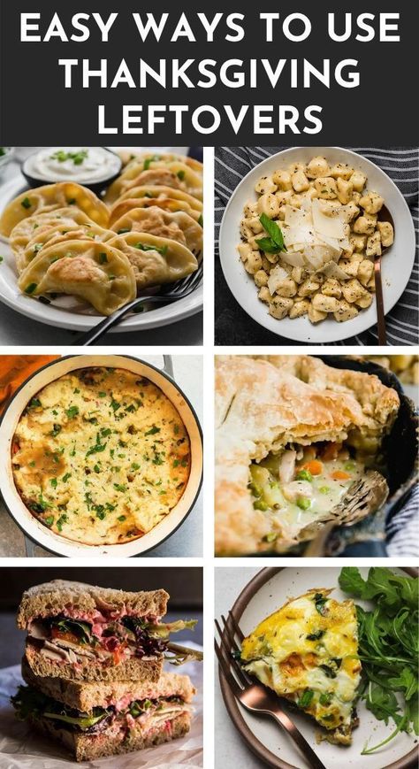 We've compiled our BEST Thanksgiving Leftover recipes into one easy-to-use guide for you! Use this recipe collection to find new and exciting ways to repurpose your leftover turkey, cranberry sauce, mashed potatoes, and more. From a leftover turkey shepherd's pie to mashed potato cakes to easy breakfast ideas and quick turkey sandwiches, this collection has all the recipes you need to turn those holiday leftovers into something new and spectacular. Leftover Ideas, Leftover Thanksgiving, Thanksgiving Leftover, Holiday Leftovers, Leftover Recipes, Thanksgiving Leftover Recipes, Thanksgiving Turkey Leftovers, Turkey Casserole, Best Thanksgiving Recipes