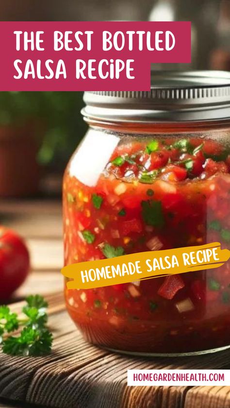 Best Bottled Salsa Recipe - Best Homemade Salsa for Canning Ninja Salsa Recipe, How To Make Salsa Homemade, Home Made Salsa Recipe, Award Winning Salsa Recipe, Canning Salsa Recipes, Salsa Recipe Homemade, Homemade Salsa For Canning, Diy Salsa, Salsa Recipe With Fresh Tomatoes