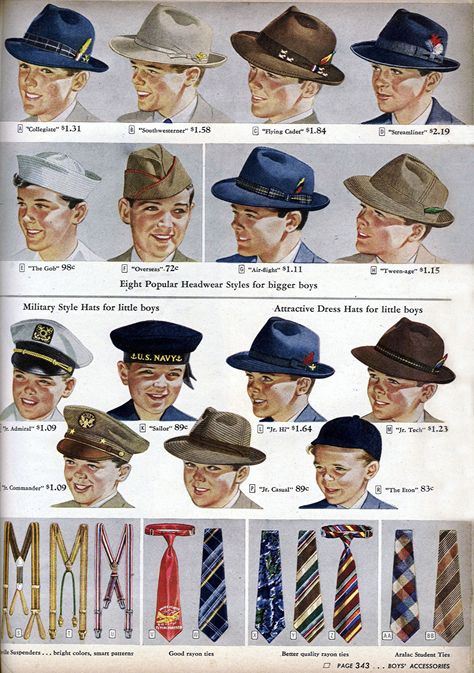 Hats. 40s Mode, 1940s Mens Fashion, 1940s Outfits, Fashion 1940s, Vintage Man, History Fashion, Vintage Mens Fashion, 40s Fashion, Retro Mode