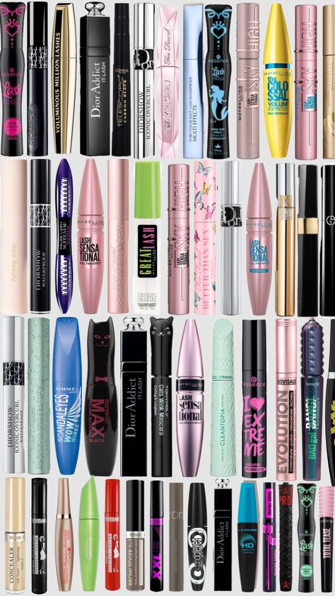 #preppy #mascara #skyhogh Makeup Routine Guide, Carrie Underwood Hair, Shuffles Preppy, Mascara Brands, Lip Gloss Cosmetics, Sephora Skin Care, Makeup Help, Mascara Makeup, Makeup Tut