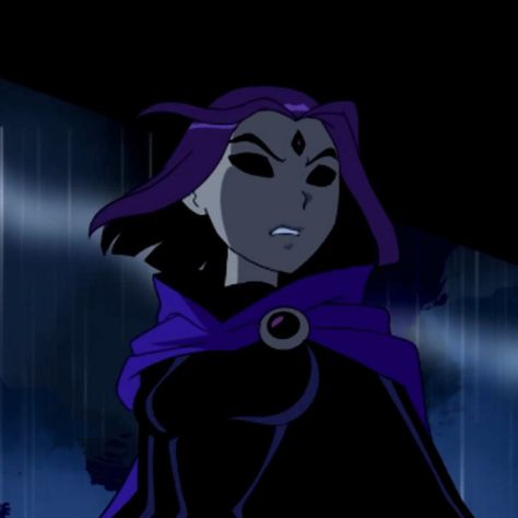 Raven Pfp Titans, Raven Pfp, Teen Titans Characters, Laugh Now Cry Later, Nightwing And Starfire, Original Teen Titans, Teen Titan, Raven Teen Titans, Dc Comics Artwork