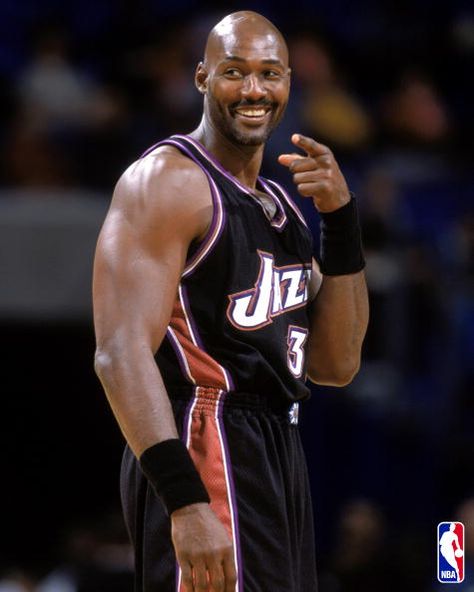 Karl Malone. 2 NBA MVP's. 25.0 ppg, 10.1 rpg, 3.5 apg. Utah Jazz Basketball, John Stockton, Best Nba Players, Karl Malone, Nba Mvp, Basketball Quotes, Basketball Leagues, Nba Stars, Basketball Legends