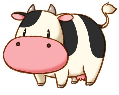 harvest moon cow Harvest Moon Ds, Harvest Moon Game, Animal Parade, Rune Factory, Art Kawaii, Cow Art, Kawaii Doodles, Harvest Moon, Cute Easy Drawings