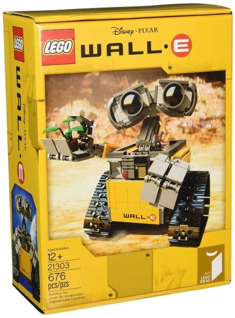 PRICES MAY VARY. Move the arms up and down and side to side Open and close the trunk Includes a booklet about the designer and the animated Pixar movie The perfect gift for LEGO and WALL-E fans of all ages Lego Wall E, Lego Clones, Lego Wall, Lego News, Disney Wall, Buy Lego, Lego Models, Wall E, Lego Projects