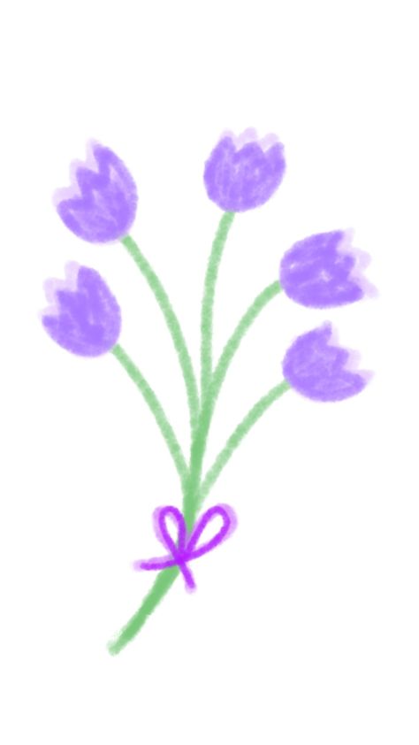 Purple Tulips Wallpaper, Purple Doodles, Purple Drawing, Free Powerpoint Templates Download, Tulips Wallpaper, Small Doodle, Violet Pastel, Free Powerpoint Templates, Purple Tulips