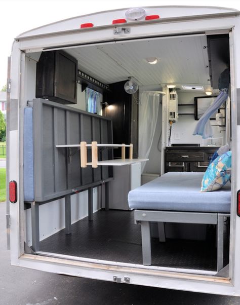 Cargo Trailer Conversion To Camper, Cargo Trailer Camping, Enclosed Trailer Camper Conversion, Converted Cargo Trailer, Utility Trailer Camper, Trailer Camper Conversion, Enclosed Trailer Camper, Cargo Trailer Camper Conversion, Toy Hauler Camper