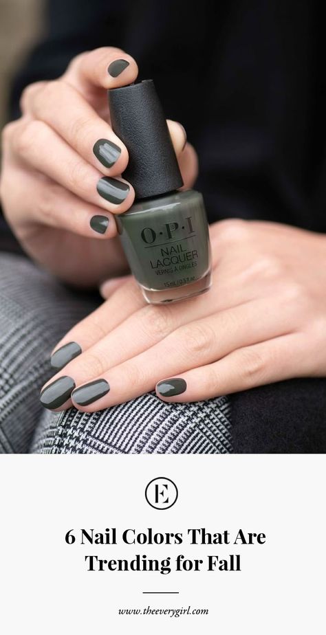 Fall Nails Opi, Fall Nail Colors Opi, Fall Toe Nails, Fall Pedicure, Opi Nail Polish Colors, Dip Nail Colors, Popular Nail Colors, Opi Gel Nails, Opi Nail Colors