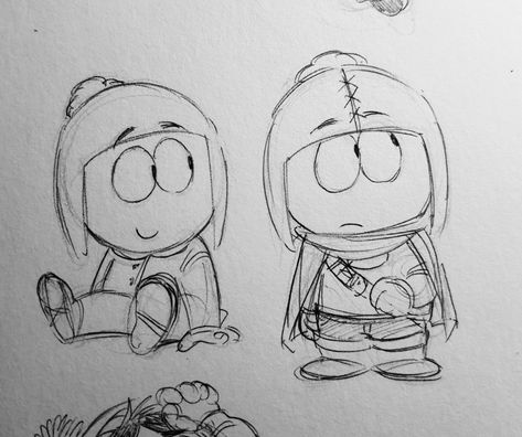 South Park Drawings Pencil, South Park Sketch Art, South Park Storyboard Art, Southpark Drawings, South Park Art Style, South Park Storyboard, South Park Drawings, South Park Doodles, Sp Fanart