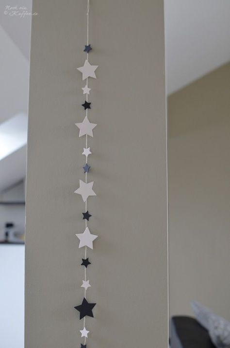 Hadiah Diy, Easy Room Decor, Diy Room Decor For Teens, Easy Diy Room Decor, Cute Diy Room Decor, Star Garland, Craft Room Decor, Cute Bedroom Decor, Diy Garland