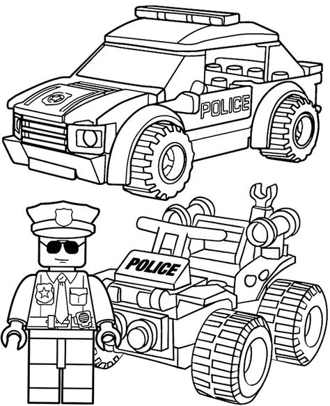 LEGO police coloring page - Topcoloringpages.net Police Car Coloring Pages Free Printable, Police Coloring Pages Free Printable, Lego Colouring Pages, Lego Coloring Pages Printables Free, Police Car Coloring Page, Lego Colouring, Lego Coloring Page, Police Coloring Pages, Coloring Car