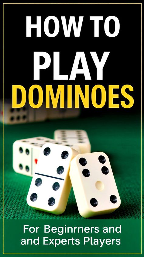 How to Play Dominoes (For Beginners and Expert's Players) - Craftulate How To Play Dominoes Game, How To Play Dominos, Dominos Game Rules, Dominos Game, How To Play Dominoes, Two Player Games, Domino Games, Just A Game, Outdoor Games