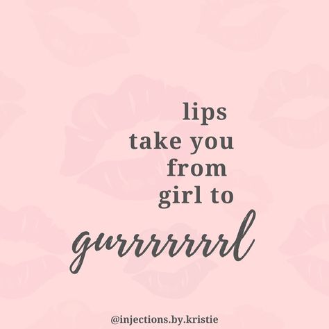 Lip Tint Quotes, Lip Gloss Quotes Girly Things, Lipgloss Quotes Aesthetic, Lip Care Quotes, Lip Blush Quotes, Lip Filler Instagram Post, Lip Filler Captions, Quotes About Lips, Lip Filler Quotes