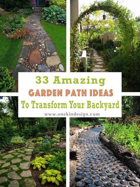 Entry Path Landscaping, Gate Walkway Ideas, Garden Walking Path Ideas, Front Garden Path Ideas Entrance, Easy Garden Path, Secret Garden Pathways, Garden Paths And Walkways Cool Ideas, Prayer Garden Ideas Backyards, Small Garden Path Ideas