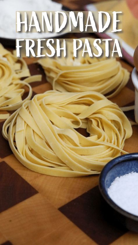 blogImage How To Store Fresh Pasta, How To Make Pasta, Quick Homemade Pasta, Homemade Spaghetti Noodles, Handmade Pasta Recipe, Fresh Pasta Dough Recipe, Pasta Making Recipes, Homemade Pasta Noodles, Home Made Pasta