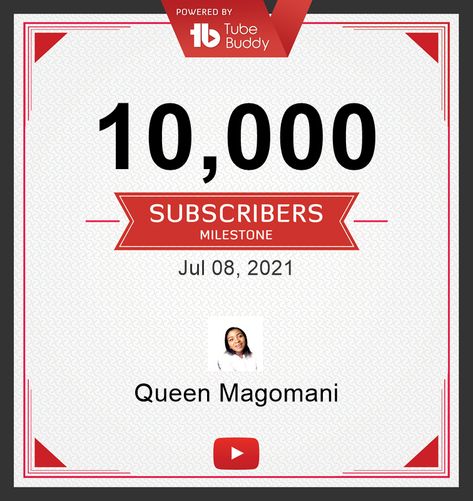 10,000 Subscribers Milestone! via @TubeBuddy Youtube Milestones, Title Generator, Video Seo, Predictive Analytics, Youtube Subscribers, Youtube Views, Word Cloud, Good Buddy, Data Driven