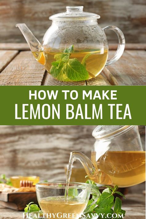 Dried Lemon Balm, Lemon Balm Recipes, Lemon Balm Uses, Lemon Balm Plant, Tea Blends Recipes, Herb Drying, Lemon Balm Tea, Herbal Teas Recipes, Dried Lemon