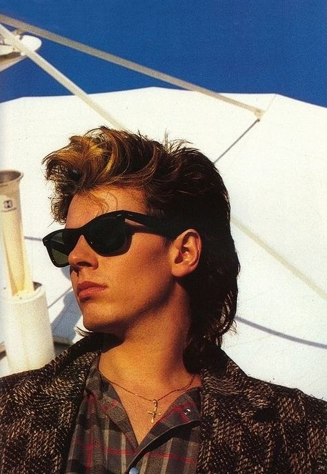 80s Hairstyles Men, 80s Mullet, Mens Mullet, Jt Taylor, Nigel John Taylor, Kat Williams, 1980’s Fashion, Nick Rhodes, 80s Men