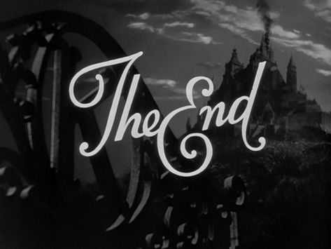 The End Movie, Saul Steinberg, Citizen Kane, Septième Art, Title Sequence, Title Card, Arte Inspo, Movie Titles, Vintage Horror