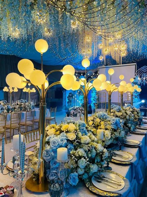 Van Gogh Inspired Wedding, Van Gogh Wedding Theme, Debut Theme Ideas, Starry Night Wedding Theme, Starry Night Prom, Night Sky Wedding, Debut Theme, Celestial Wedding Theme, فنسنت فان جوخ