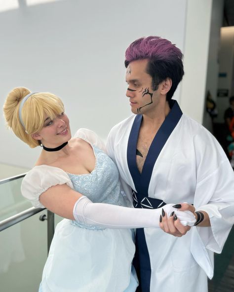 𝓢𝓲𝓮𝓻𝓻𝓪 𝓓𝓪𝔀𝓷 🏔️☀️🐿️ | So this is…Sukunella? @juangnamstyle & me as anime’s most unexpected cross-ship, Sukuna & Cinderella! 😈🩵🐭 Thank you to @cloud.strifesimp… | Instagram Sukuna X Cinderella, Princess Cinderella, Cinderella, Love Her, Ball Gowns, Thank You, Disney Princess, Anime, Instagram