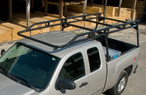 Ladder Rack Truck, Truck Roof Rack, Truck Accesories, Accessoires 4x4, Chevy Trucks Silverado, Ford Courier, Ladder Rack, Steel Frame Construction, Regular Cab