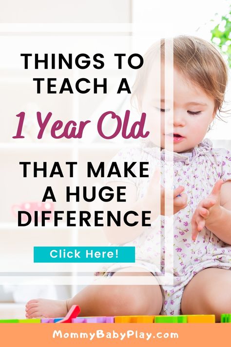 Lessons For One Year Olds, One Year Old Homeschool Curriculum, Teaching Words To One Year Old, Activities For My One Year Old, One Year Old Developmental Activities, One Year Old Development Checklist, One Year Old Craft Ideas, 1 Year Milestones, One Year Old Milestones