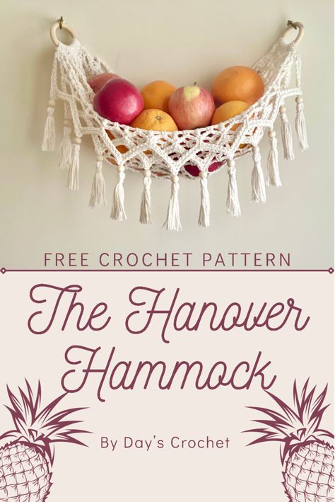 Crochet Toy Organizer, Crochet Banana Hammock, Crochet Wall Hanging Basket Pattern Free, Crochet Hanging Fruit Basket Free Pattern, Crochet Gift For Husband, Crochet Toy Hammock Pattern Free, Useful Macrame Projects, Crochet Home Items, Crochet Household Items