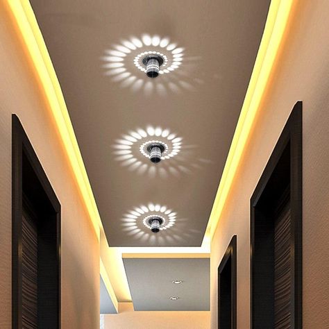 Bathroom Corridor, Wall Sconces Living Room, Corridor Lighting, Recessed Ceiling Lights, Modern Led Ceiling Lights, Light Bathroom, Mediterranean Decor, Recessed Ceiling, Led Ceiling Lamp