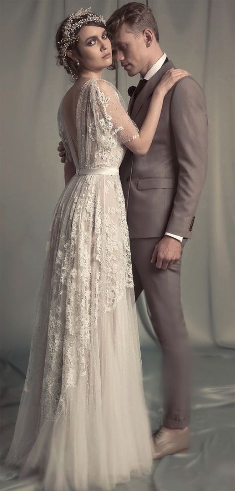 #weddingdresses #weddingwednesday #weddingplanning #bridetobe #weddingideas 1920s Wedding Dress, Vintage Inspired Wedding Dresses, 1920s Wedding, Pnina Tornai, Maria B, Top Wedding Dresses, Wedding Gowns Vintage, A Wedding Dress, Vintage Inspired Wedding