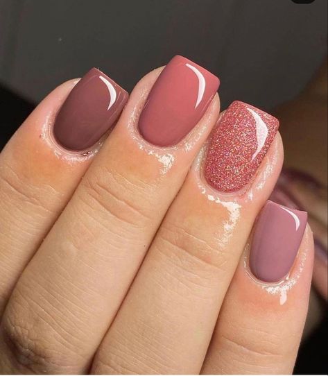 Berry Colored Nails, Berry Nails, Sns Nails Colors, February Nails, Silver Nail, School Nails, Cute Gel Nails, Nail Nail, Dipped Nails