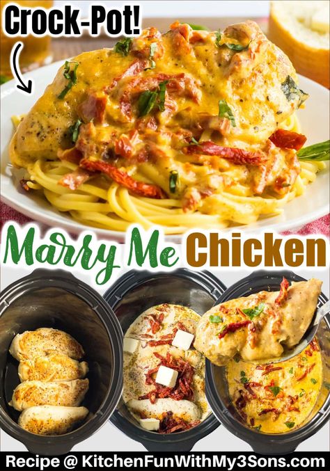 Crock Pot Chicken Recipes 8 Hours, Easy Crockpot Marry Me Chicken, Marry Me Chicken Orzo Crock Pot, Crock Pot Mary Me Chicken, Crockpot Recipes With Frozen Meat, Crockpot Marry Me Chicken Spaghetti, Marry Ne Chicken Crockpot, Marry Me Chicken Instapot, Christmas Chicken Crockpot Recipes