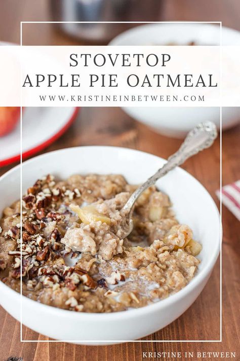 This apple pie oatmeal is the coziest breakfast, combining the flavors of warm apples, cinnamon, and creamy oats. It’s quick to make, satisfying, and perfect for those crisp mornings when you crave something comforting, nutritious, and delicious. Top it with nuts or a splash of milk for an extra indulgent and filling breakfast. Creamy Oats, Apple Pie Oatmeal, Oatmeal Granola, Old Fashioned Oatmeal, Apples Cinnamon, Apple Cinnamon Oatmeal, Baking Crafts, Apple Oatmeal, Cinnamon Oatmeal