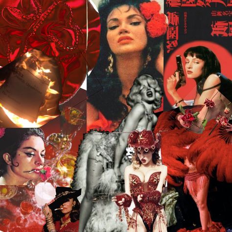 Red Spanish Aesthetic, Moulin Rouge Aesthetic Outfit, Vintage Spain Aesthetic, Spanish Aesthetic Outfits, Latina Core Aesthetic, Spain Moodboard, Ann Core, Flamenco Aesthetic, Moulin Rouge Aesthetic