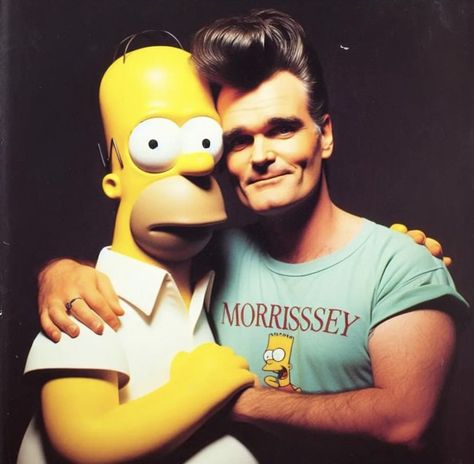 Collage, Music, Poetry, Memes, Brain Rot, Homer Simpson, Morrissey, Brain, Pins