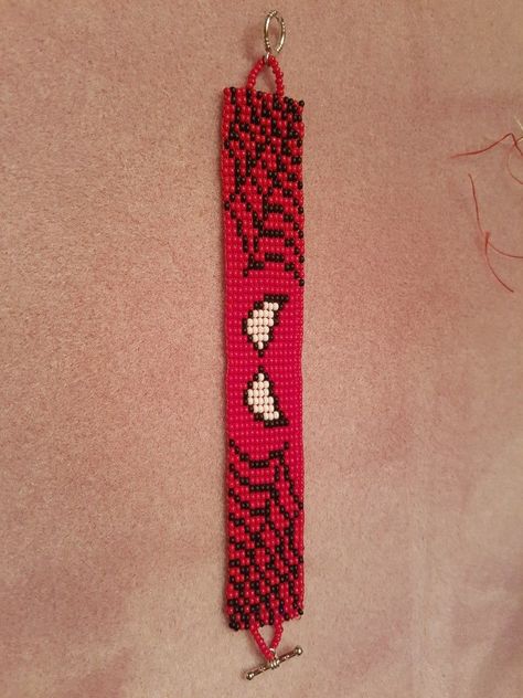 Spider-man Loom Bracelet, Spiderman Seed Bead Bracelet, Spiderman Beads Pattern, Spiderman Loom Bracelet, Spiderman Bead Pattern, Spiderman Jewelry Diy, Spider Man Beaded Bracelet, Spiderman Bracelet Beads, Spider Man Friendship Bracelet